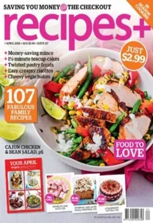 Food Magazines Bundle - recipes+ - April 2016